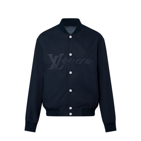 Bomber in cotone ricamato Uomo Abbigliamento Capispalla e Cappotti | LOUIS VUITTON (Zoom prodotto)