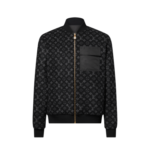 Bomber in pile reversibile con motivo Monogram Uomo Abbigliamento Capispalla e Cappotti | LOUIS VUITTON (Zoom prodotto)