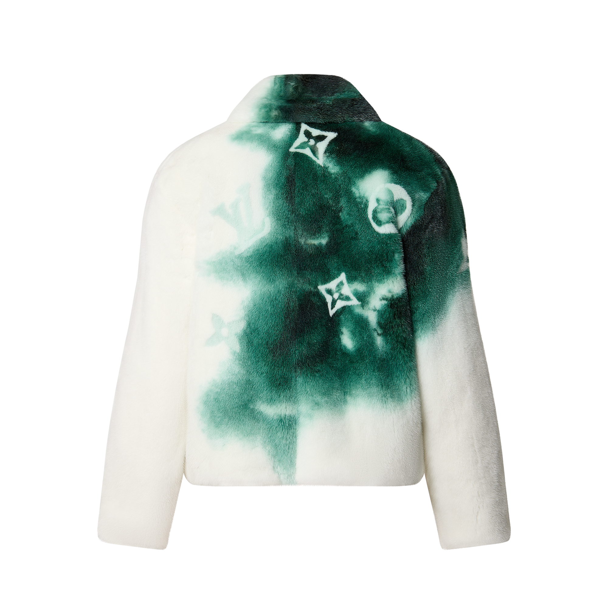 Bomber in visone con motivo LV Spray  Uomo Abbigliamento Capispalla e Cappotti | LOUIS VUITTON (Zoom prodotto)