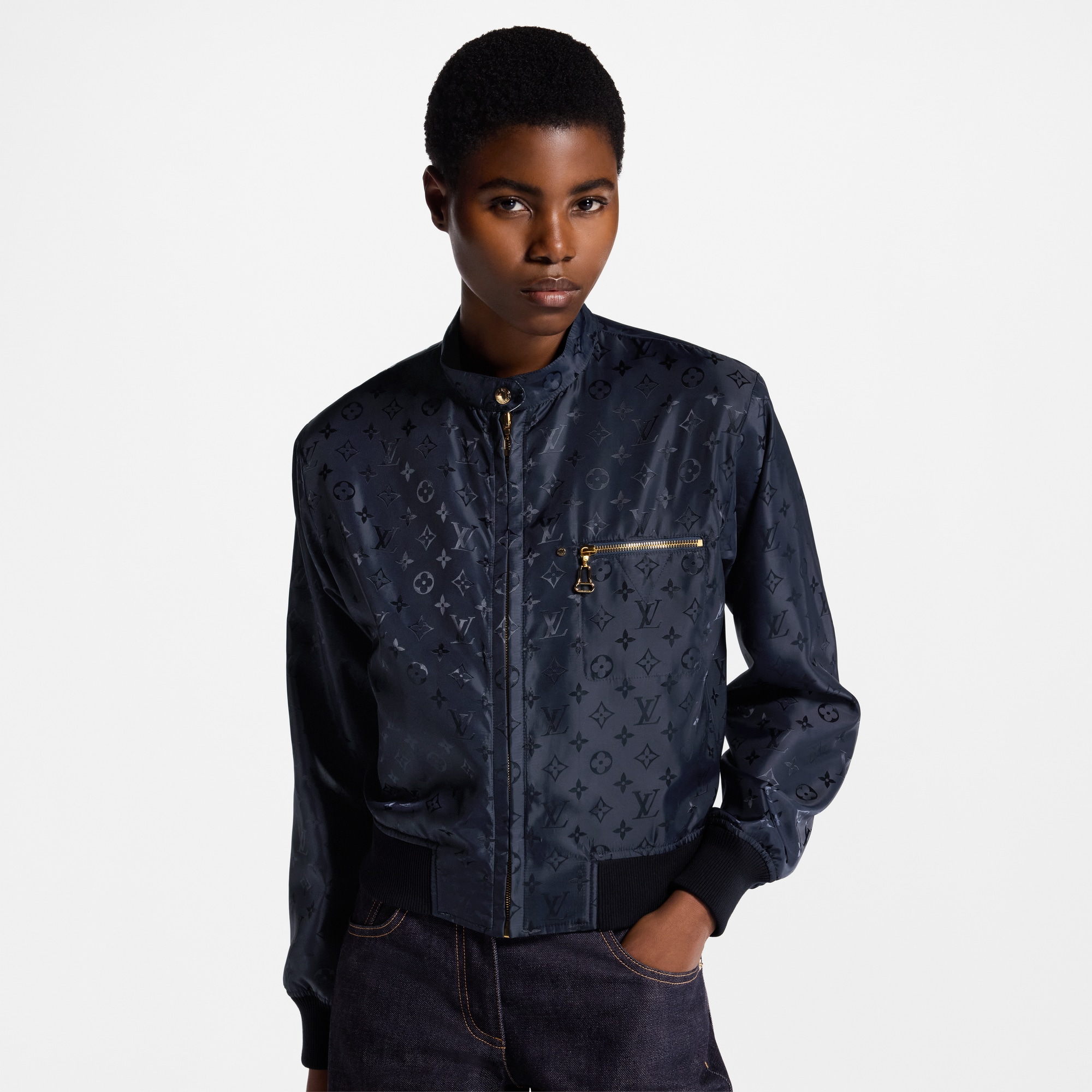 Bomber reversibile con motivo di collana stampato  Donna Abbigliamento Cappotti e Giacche | LOUIS VUITTON (Zoom prodotto)