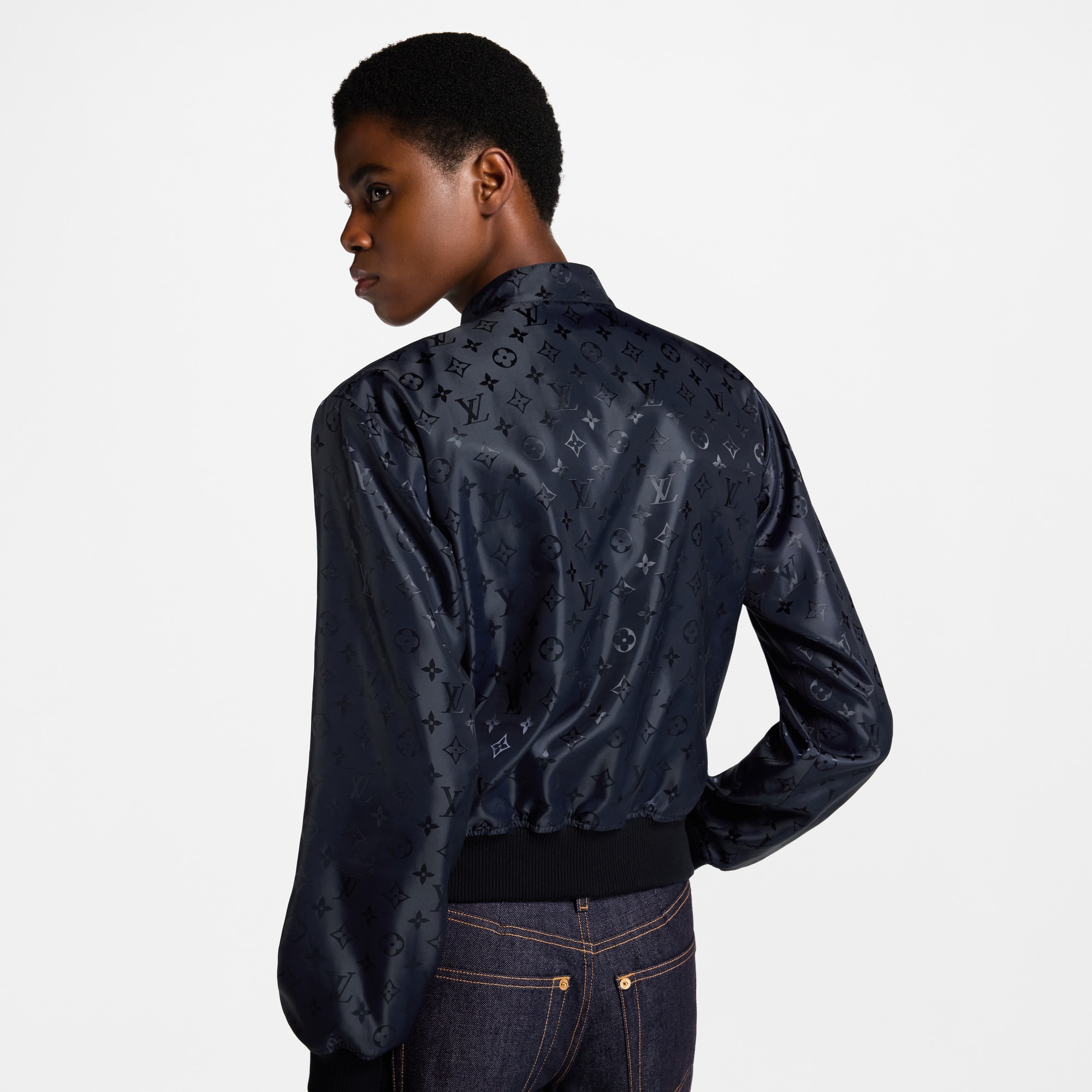 Bomber reversibile con motivo di collana stampato  Donna Abbigliamento Cappotti e Giacche | LOUIS VUITTON (Zoom prodotto)