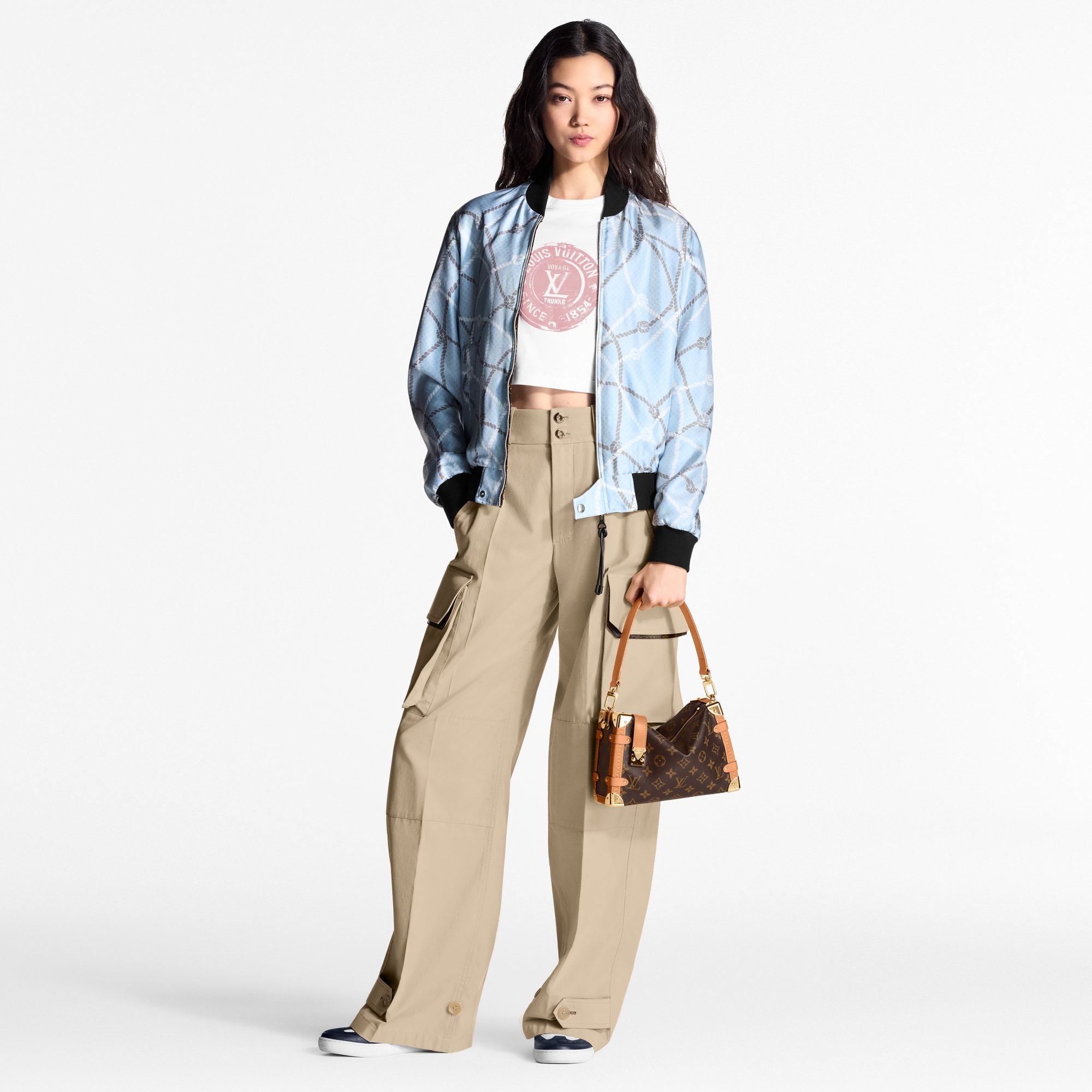 Bomber reversibile con motivo di corde  Donna Abbigliamento Cappotti e Giacche | LOUIS VUITTON (Zoom prodotto)