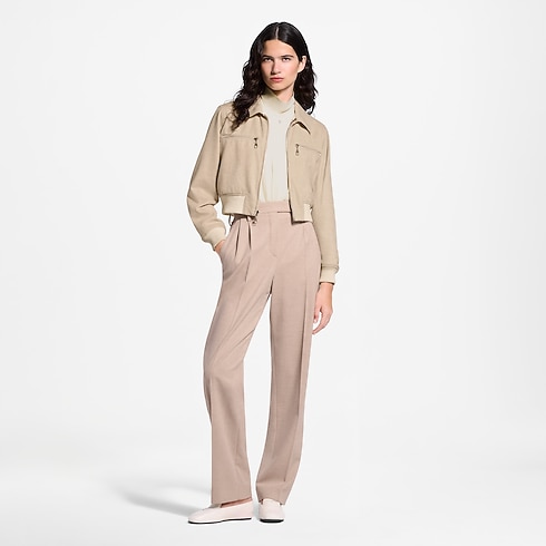 Bomber reversibile in flanella Donna Abbigliamento Cappotti e Giacche | LOUIS VUITTON (Zoom prodotto)