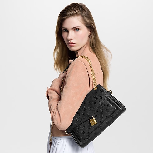 Borsa Anytime con patta Pelle Monogram Empreinte Donna Borse da Donna Borse da donna | LOUIS VUITTON (Zoom prodotto)