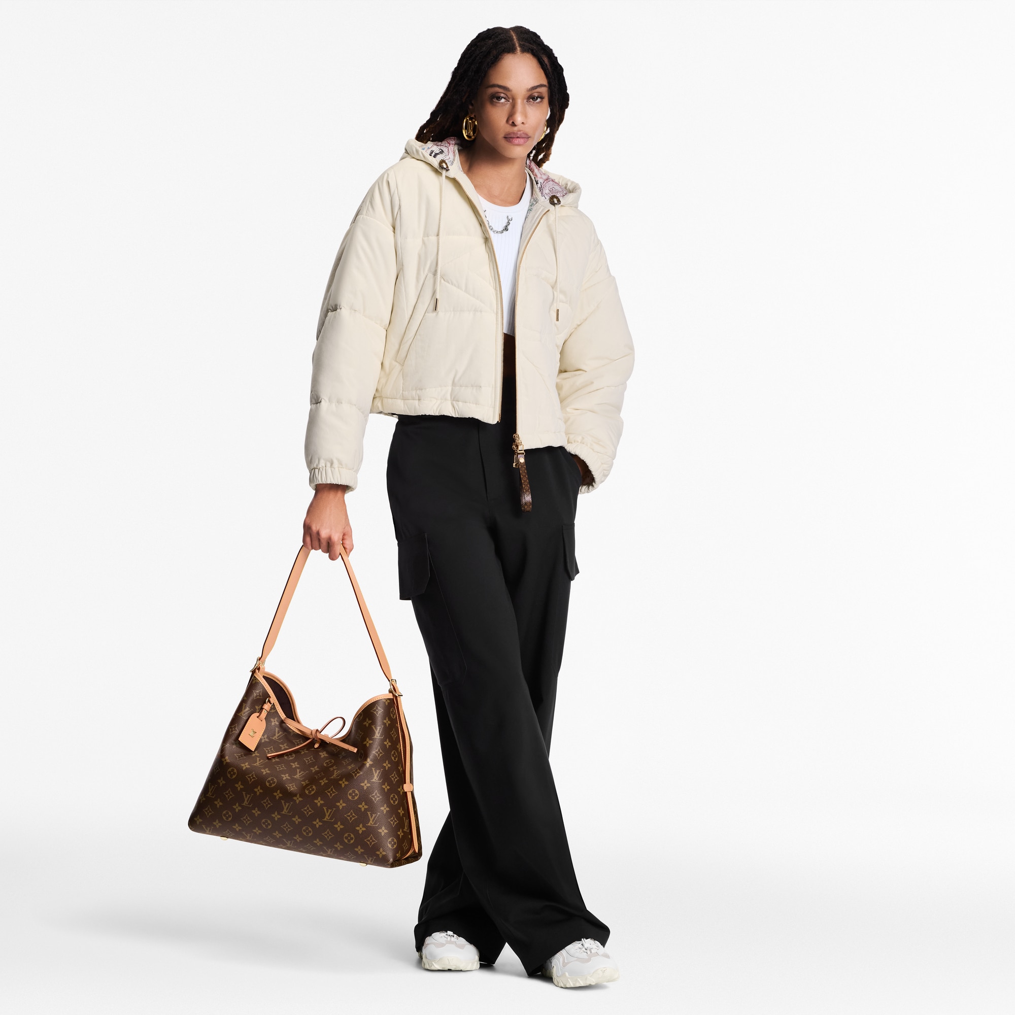 Borsa CarryAll MM Tela Monogram Donna Borse da Donna Borse da donna | LOUIS VUITTON (Zoom prodotto)