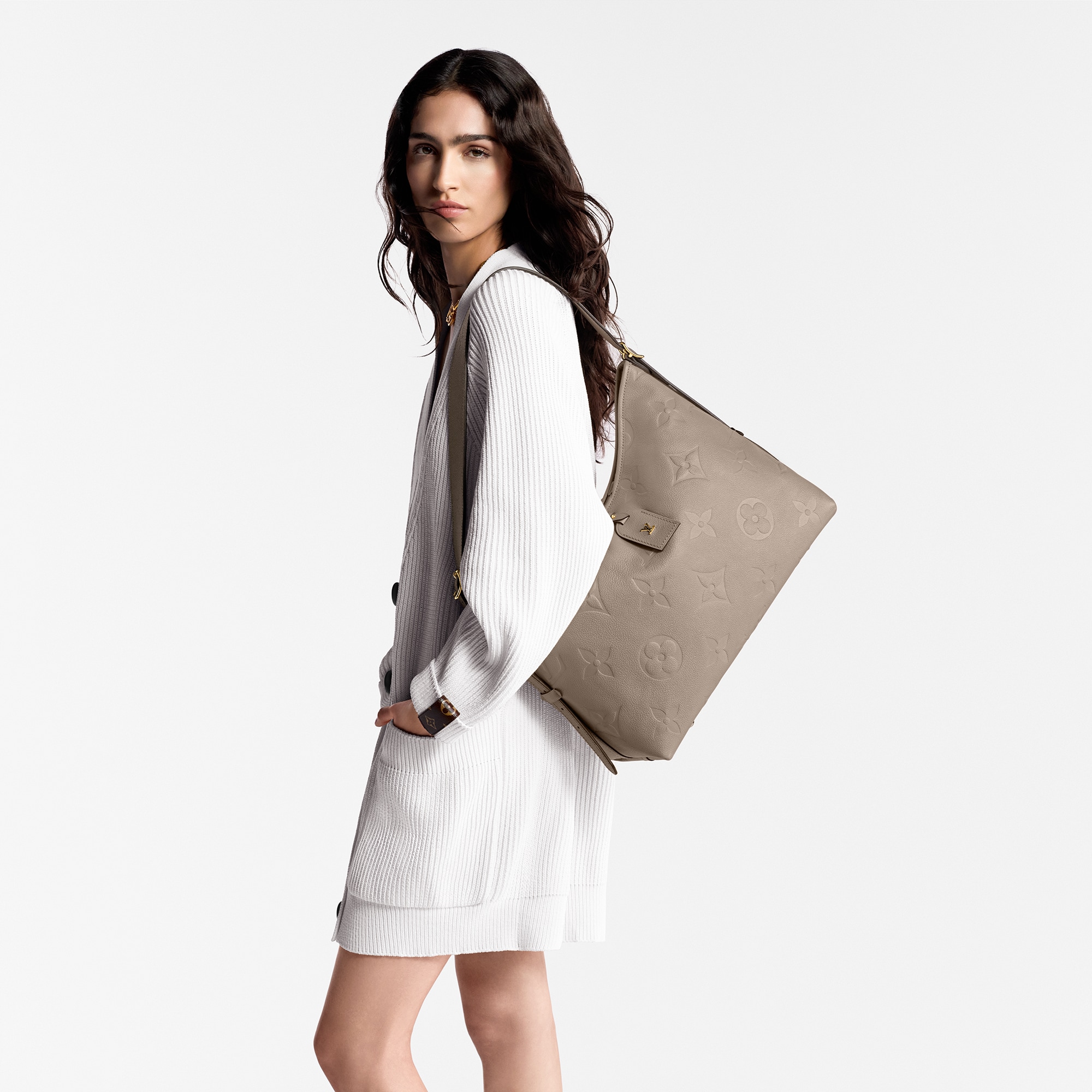 Borsa CarryAll MM Pelle Monogram Empreinte Donna Borse da Donna Borse da donna | LOUIS VUITTON (Zoom prodotto)
