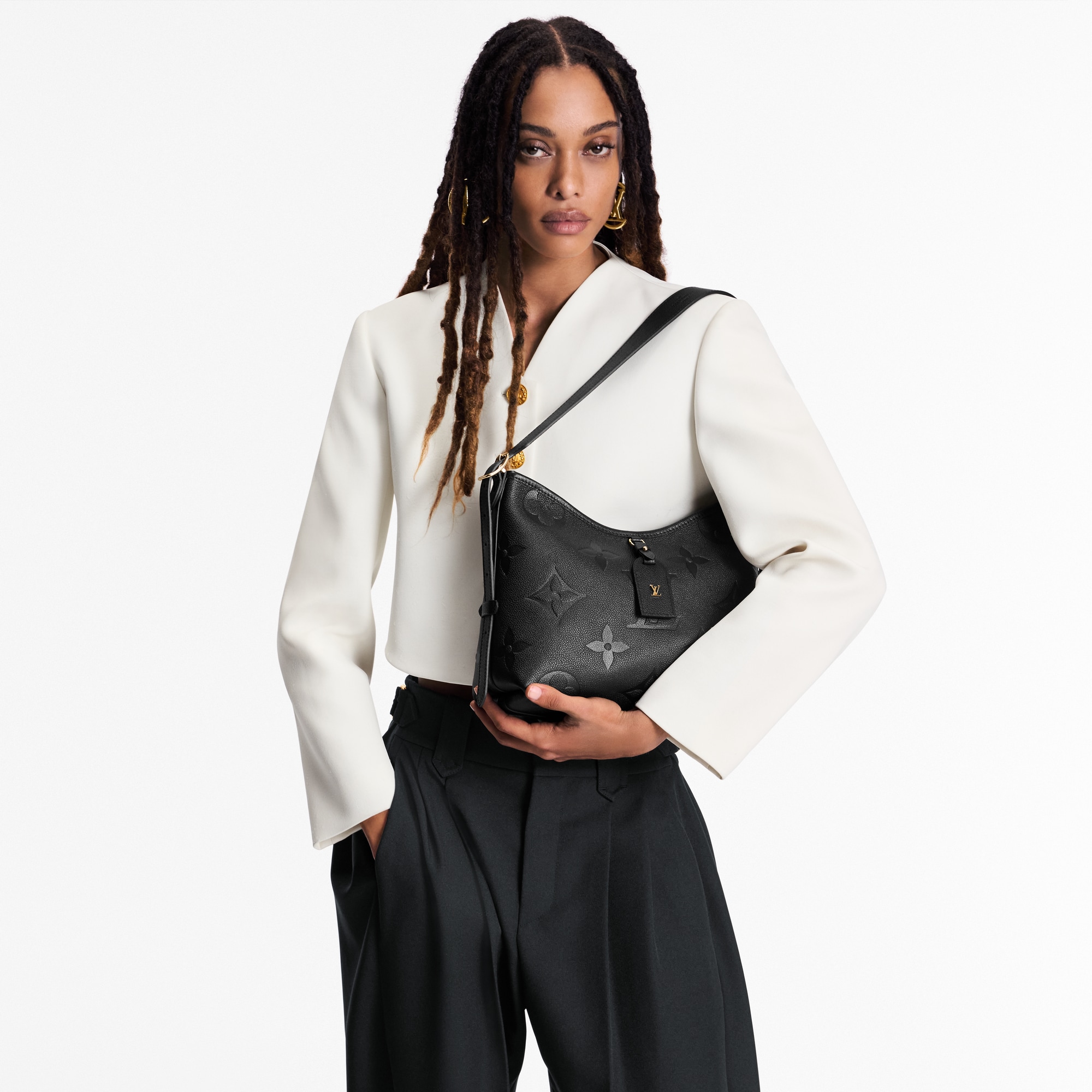 Borsa CarryAll PM Pelle Monogram Empreinte Donna Borse da Donna Borse da donna | LOUIS VUITTON (Zoom prodotto)
