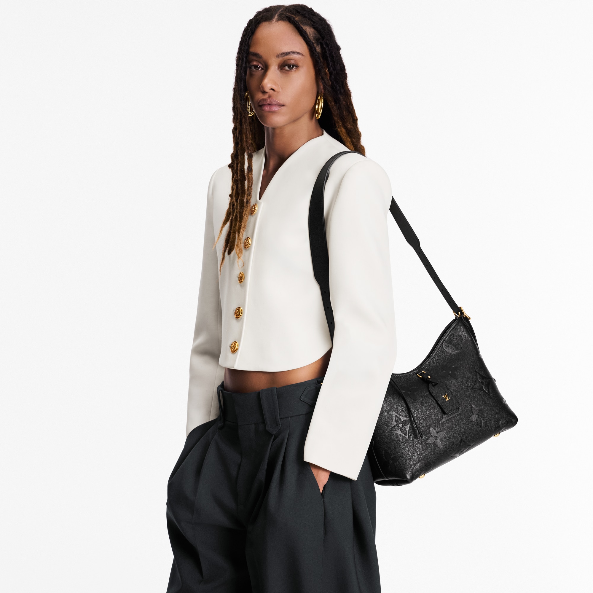 Borsa CarryAll PM Pelle Monogram Empreinte Donna Borse da Donna Borse da donna | LOUIS VUITTON (Zoom prodotto)