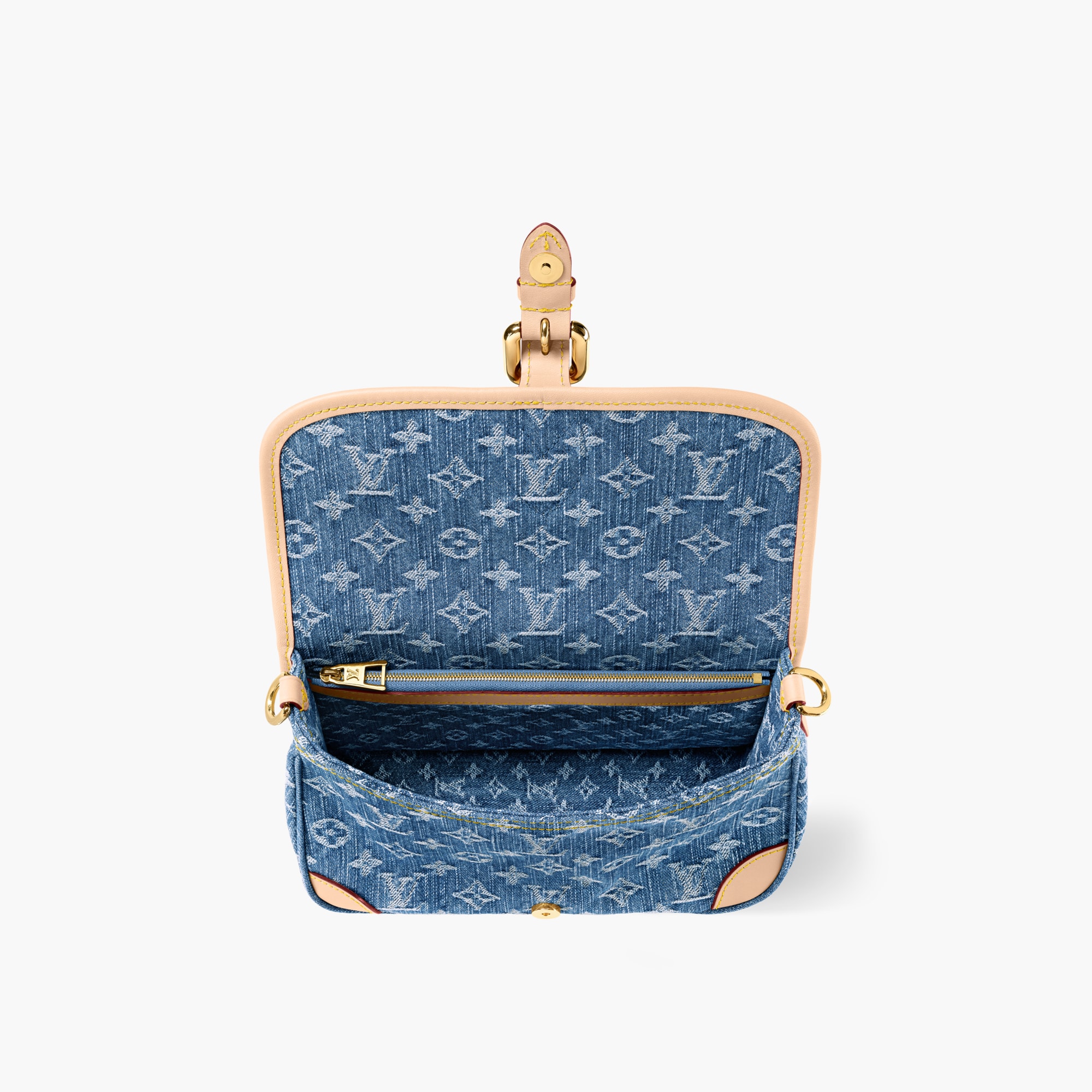 Denim Louis Vuitton Borsa Blu Borsa Diane Monogram Denim Borse Da