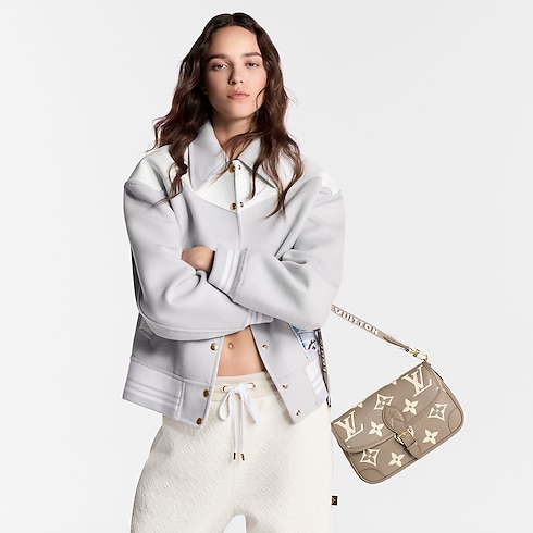 Borsa Diane Pelle Monogram Empreinte Donna Borse da Donna Tutte le collezioni | LOUIS VUITTON (Zoom prodotto)