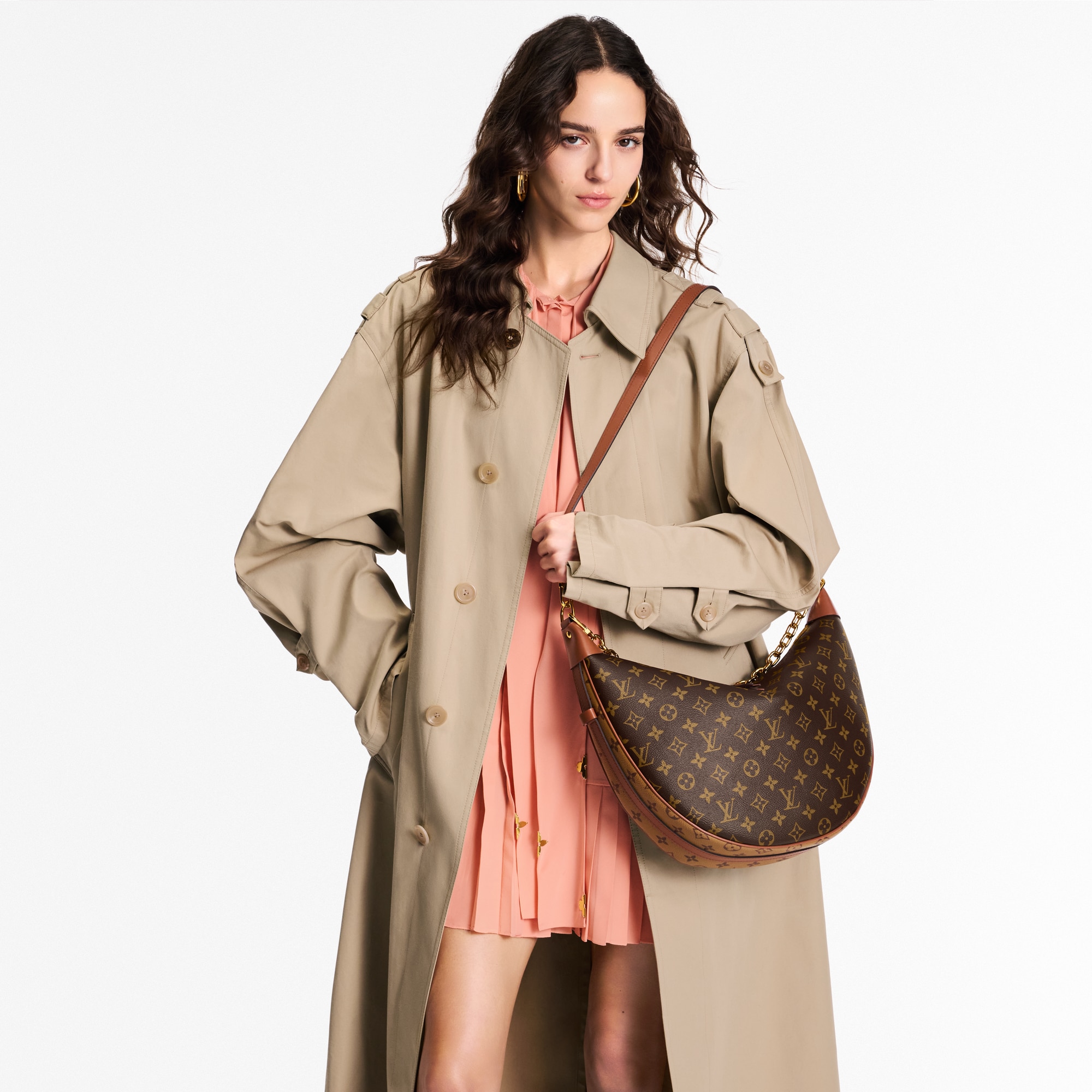Borsa Loop Hobo Tela Monogram Donna Borse da Donna Borse da donna | LOUIS VUITTON (Zoom prodotto)