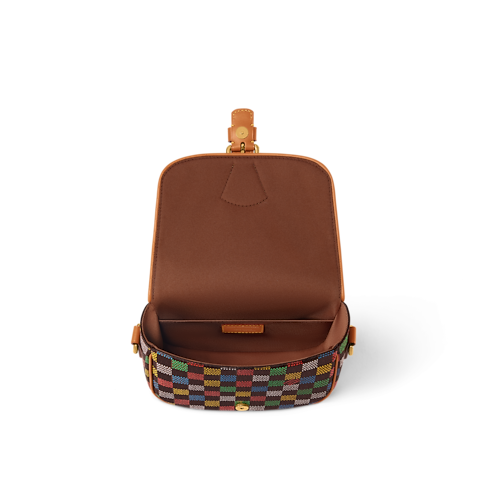 Borsa messenger Montsouris PM Tela Damier Ébène Borse e Piccola Pelletteria Borse da Uomo Novità | LOUIS VUITTON (Zoom prodotto)