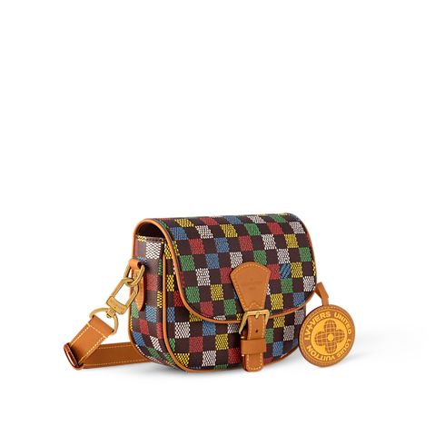 Borsa messenger Montsouris PM Tela Damier Ébène Borse e Piccola Pelletteria Borse da Uomo Novità | LOUIS VUITTON (Zoom prodotto)