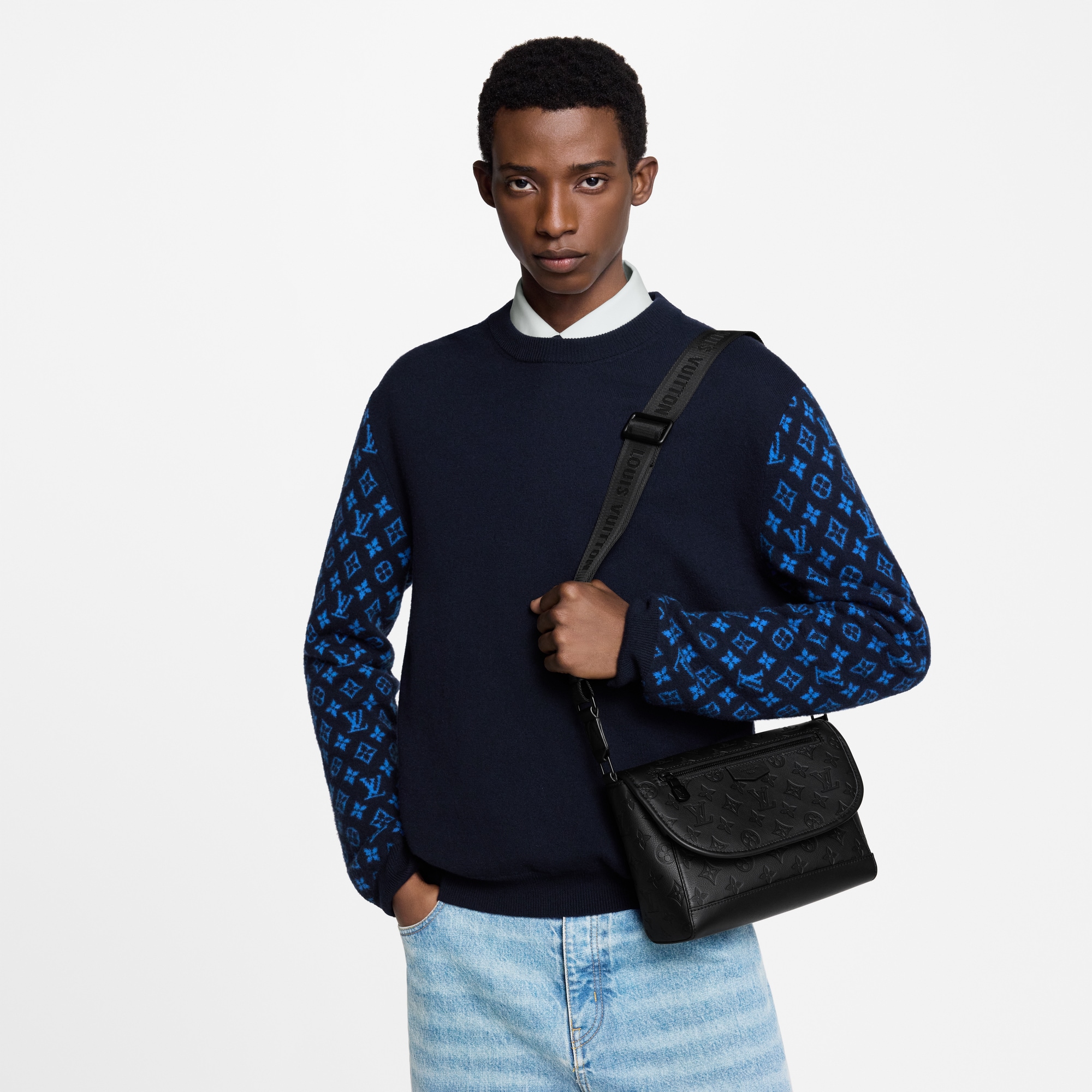Borsa messenger Pulse Monogram Shadow Borse e Piccola Pelletteria Borse da Donna Novità | LOUIS VUITTON (Zoom prodotto)