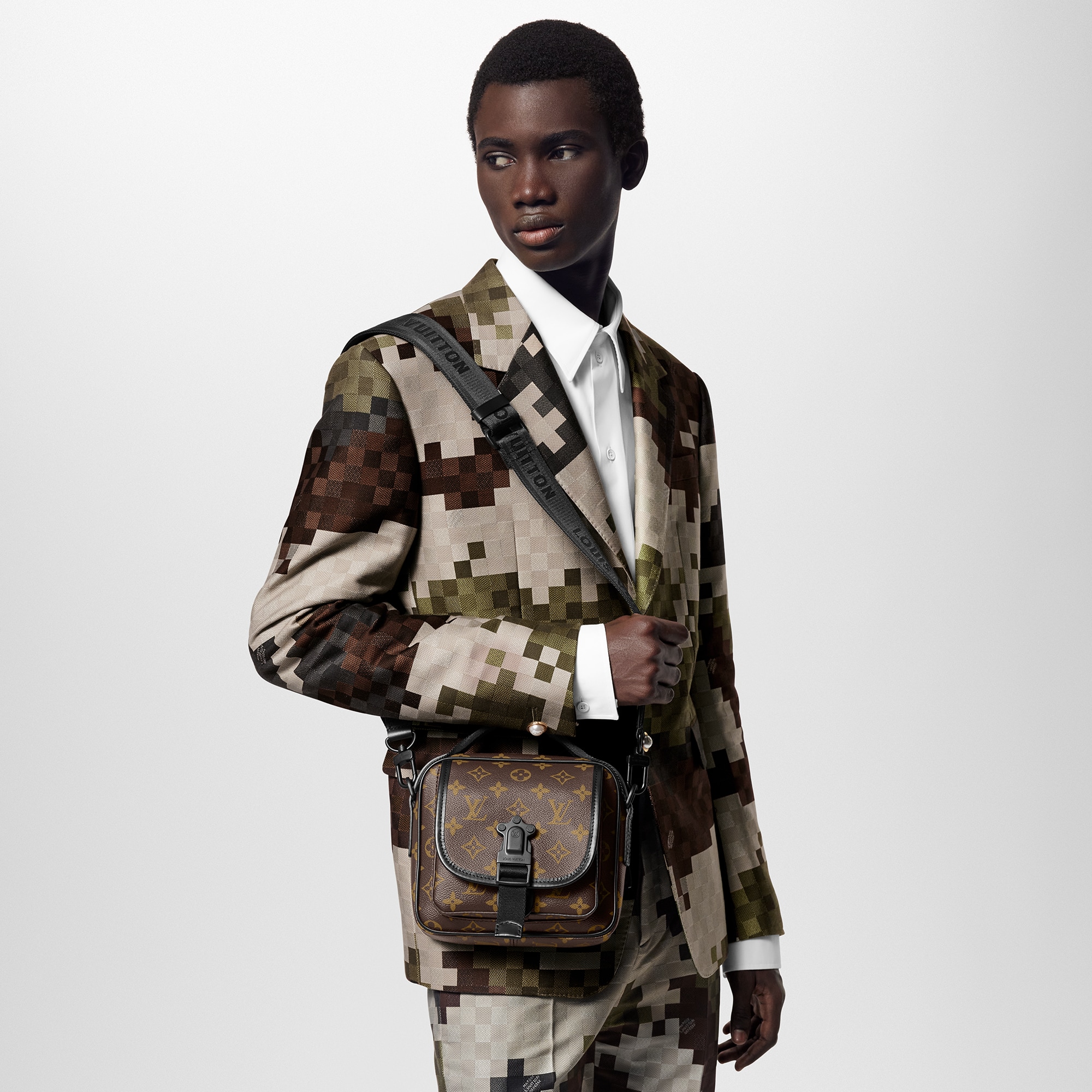 Borsa messenger Quest Tela Monogram Macassar Uomo Borse da Uomo Tutte le collezioni | LOUIS VUITTON (Zoom prodotto)