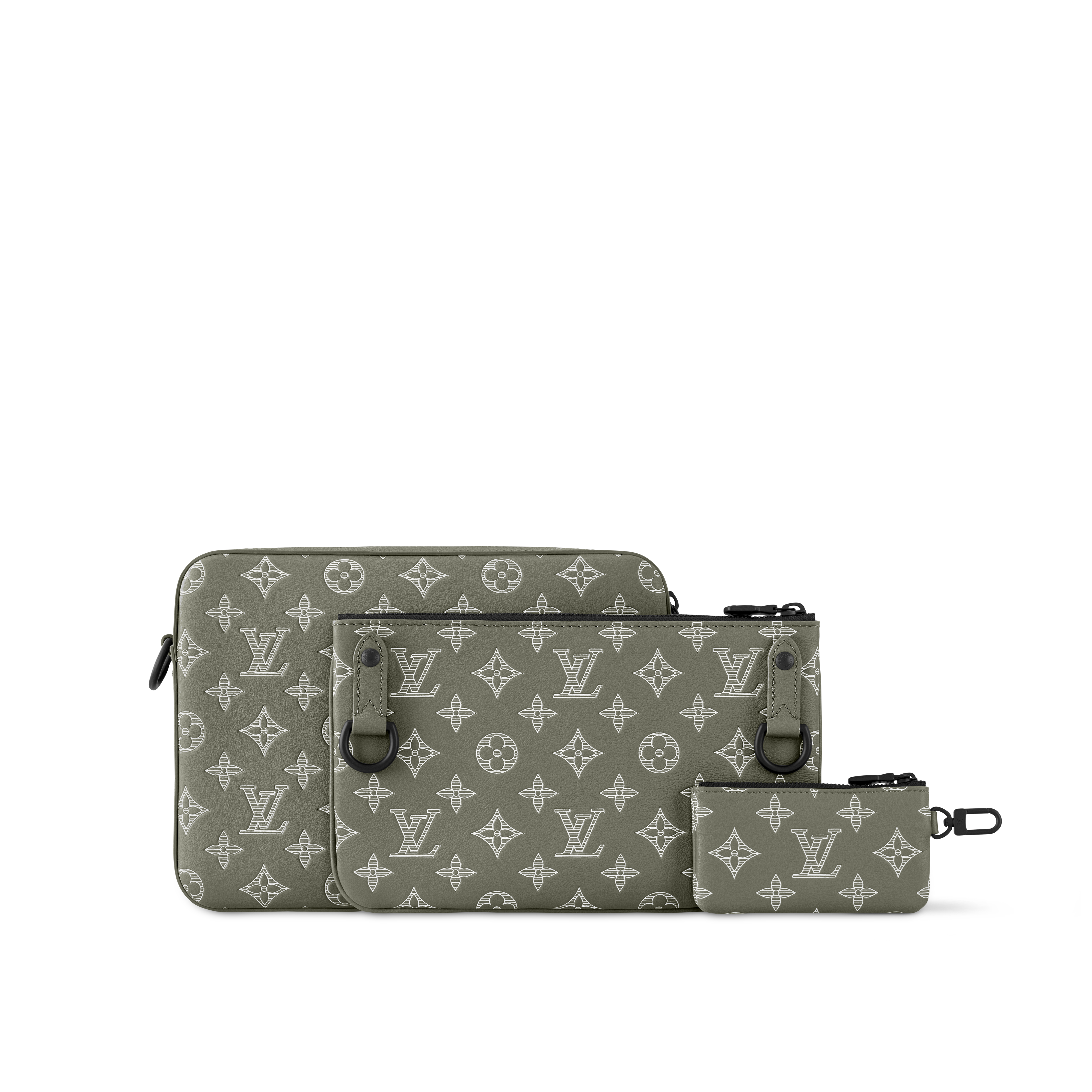 Borsa messenger Trio Pelletteria Monogram Shadow Uomo Borse da Uomo Tutte le borse | LOUIS VUITTON (Zoom prodotto)