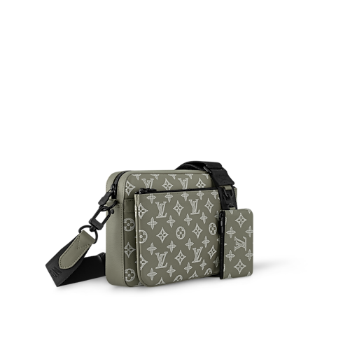 Borsa messenger Trio Pelletteria Monogram Shadow Uomo Borse da Uomo Tutte le borse | LOUIS VUITTON (Zoom prodotto)