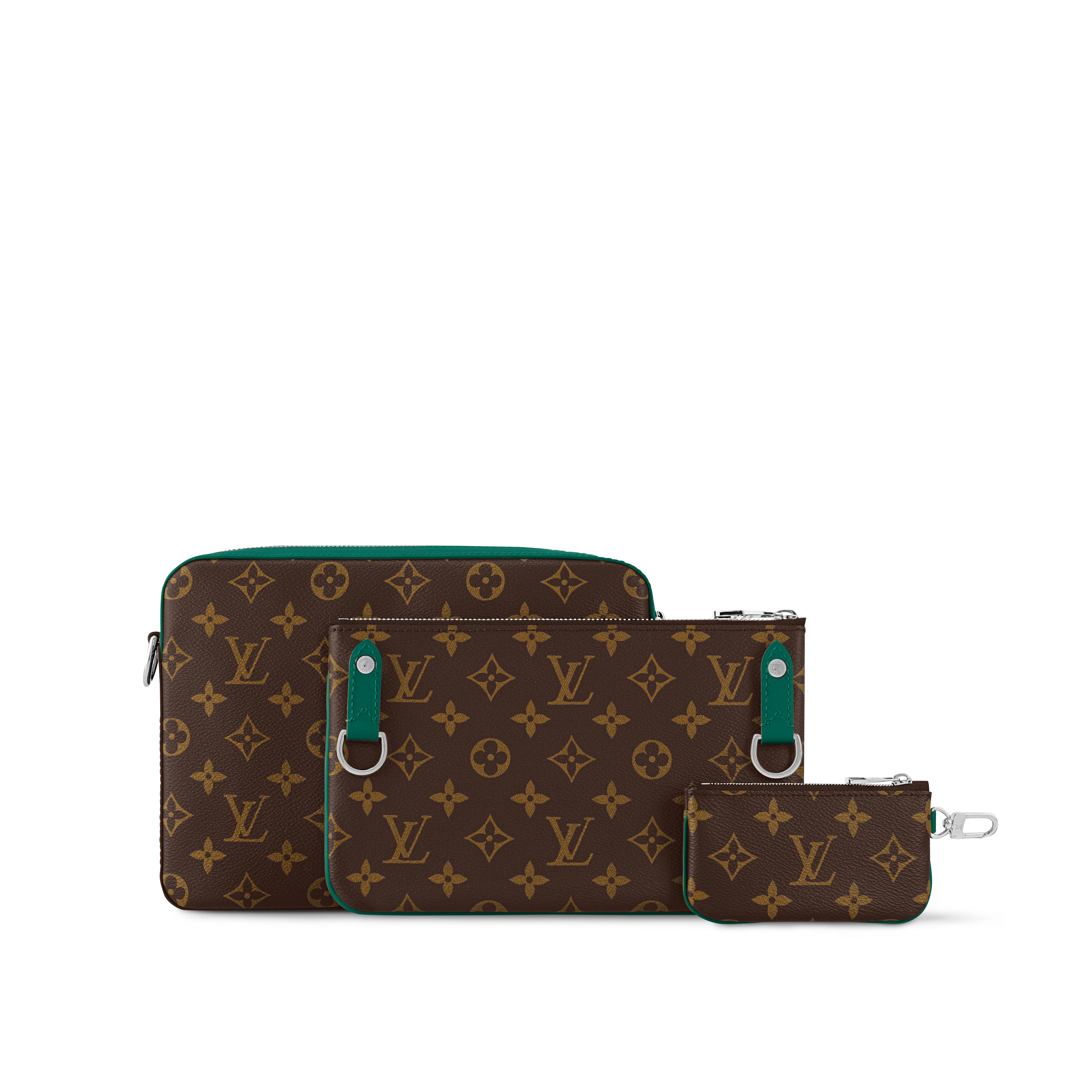 Borsa messenger Trio Tela Monogram Macassar Borse e Piccola Pelletteria Borse da Uomo Novità | LOUIS VUITTON (Zoom prodotto)