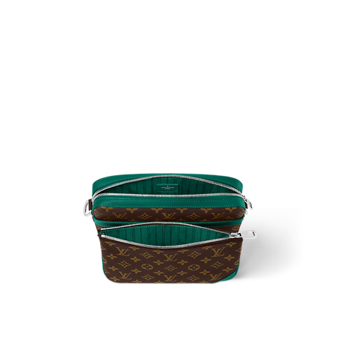 Borsa messenger Trio Tela Monogram Macassar Borse e Piccola Pelletteria Borse da Uomo Novità | LOUIS VUITTON (Zoom prodotto)