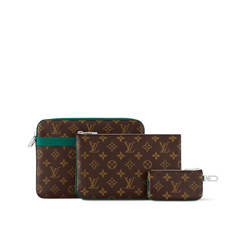 Borsa messenger Trio Tela Monogram Macassar Borse e Piccola Pelletteria Borse da Uomo Novità | LOUIS VUITTON (Zoom prodotto)