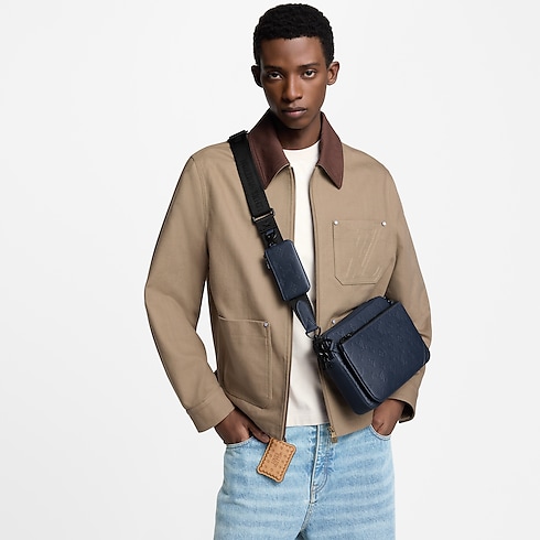 Borsa messenger Trio Pelletteria Monogram Shadow Borse e Piccola Pelletteria Borse da Donna Novità | LOUIS VUITTON (Zoom prodotto)