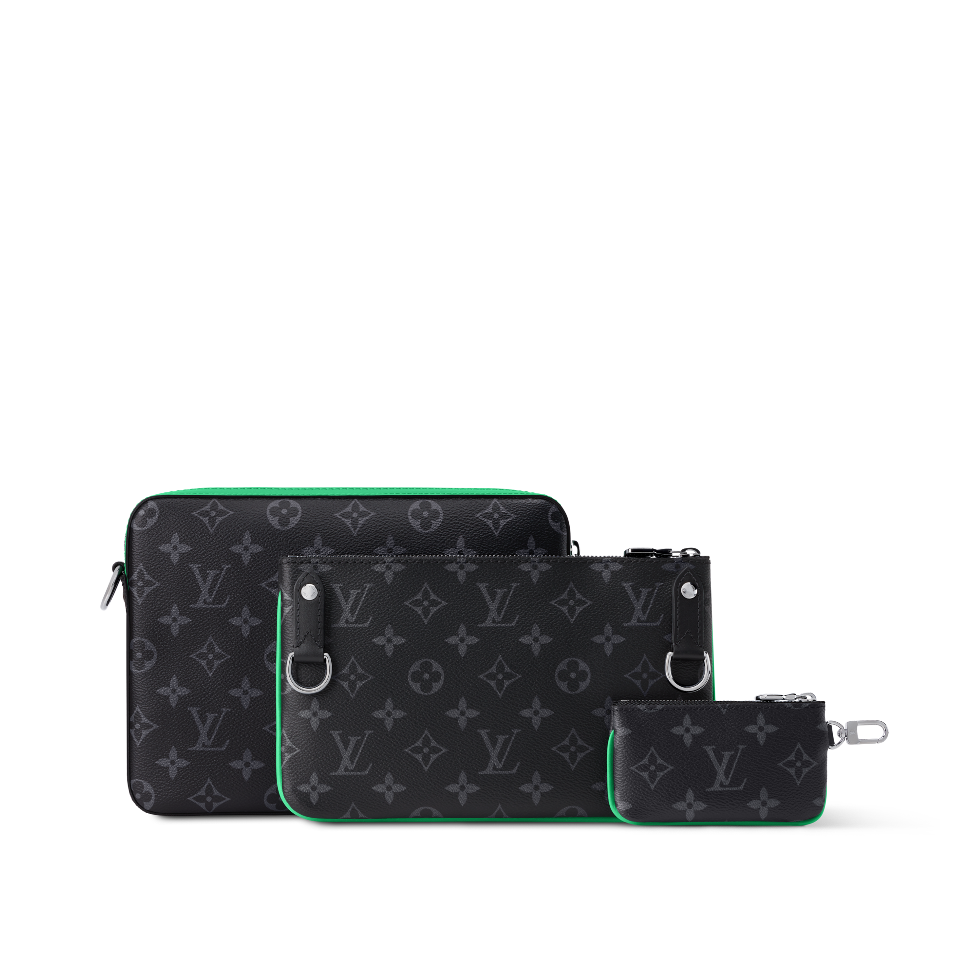 Borsa messenger Trio Monogram Eclipse Borse e Piccola Pelletteria Borse da Uomo Novità | LOUIS VUITTON (Zoom prodotto)