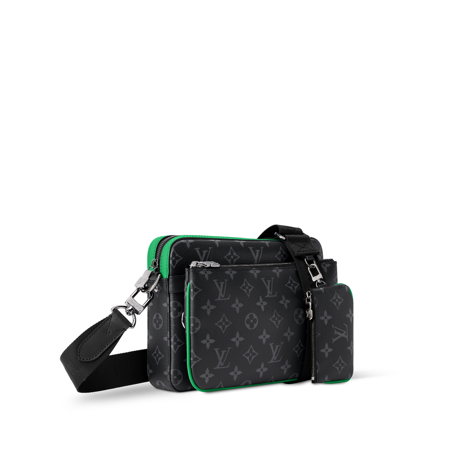 Borsa messenger Trio Monogram Eclipse Borse e Piccola Pelletteria Borse da Uomo Novità | LOUIS VUITTON (Zoom prodotto)