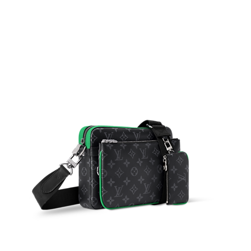 Borsa messenger Trio Monogram Eclipse Borse e Piccola Pelletteria Borse da Uomo Novità | LOUIS VUITTON (Zoom prodotto)