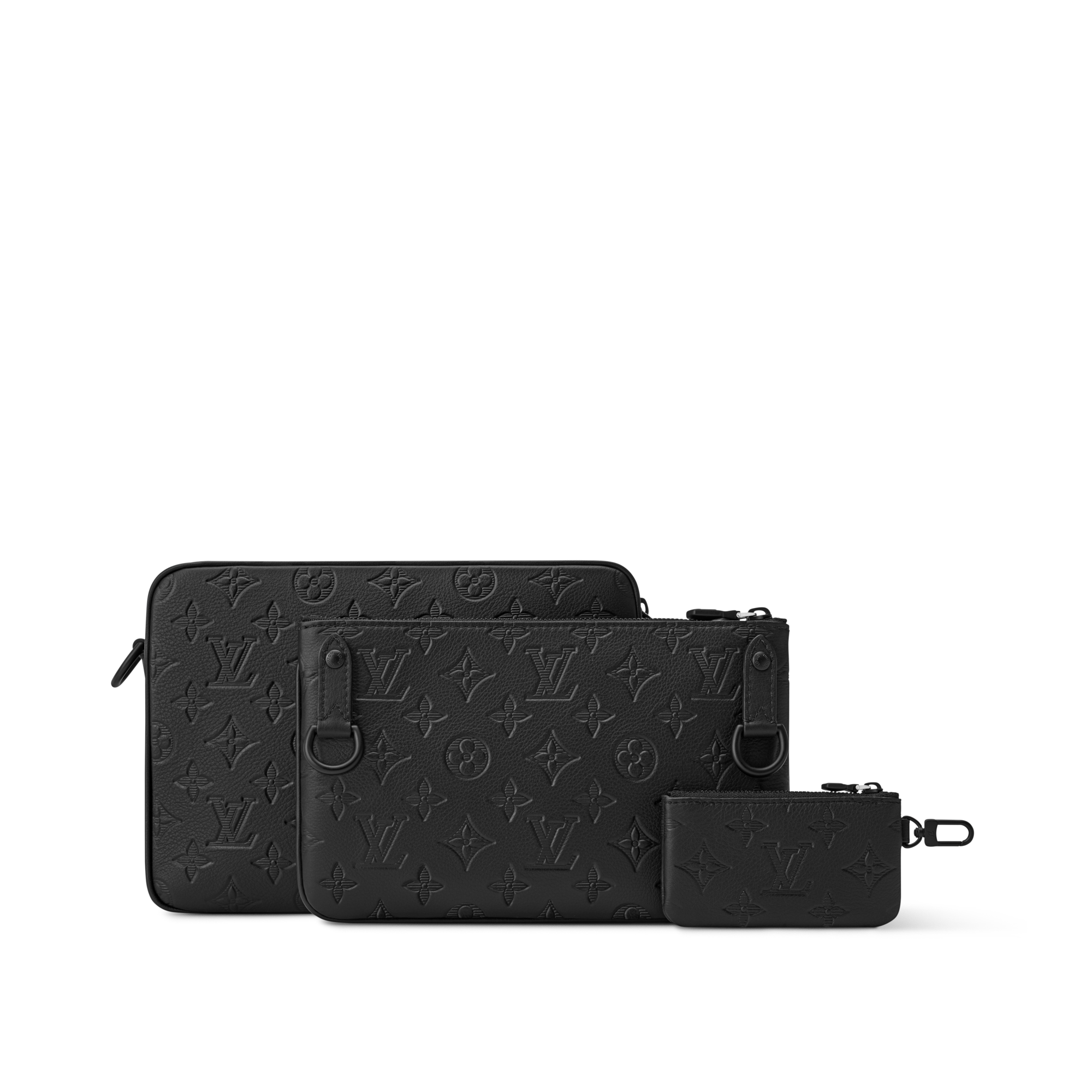 Borsa messenger Trio Monogram Shadow Borse e Piccola Pelletteria Borse da Uomo Novità | LOUIS VUITTON (Zoom prodotto)