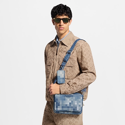 Borsa messenger Trio worn view