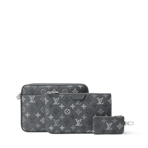 Borsa messenger Trio Monogram Shadow Uomo Borse da Uomo Tutte le borse | LOUIS VUITTON (Zoom prodotto)