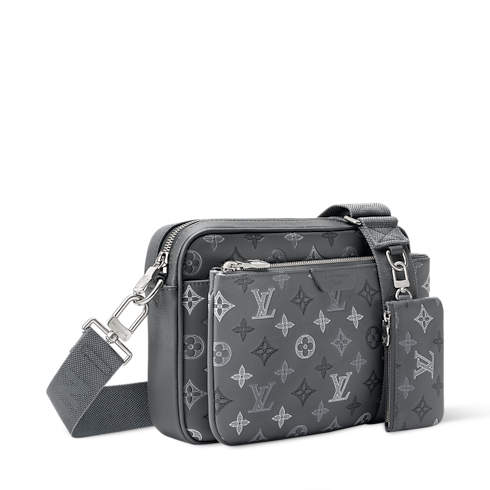 Borsa messenger Trio Monogram Shadow Uomo Borse da Uomo Tutte le borse | LOUIS VUITTON (Zoom prodotto)