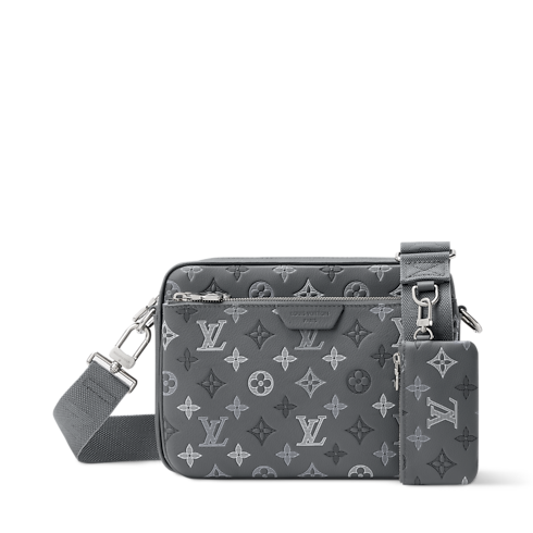 Borsa messenger Trio Monogram Shadow Uomo Borse da Uomo Tutte le borse | LOUIS VUITTON (Zoom prodotto)