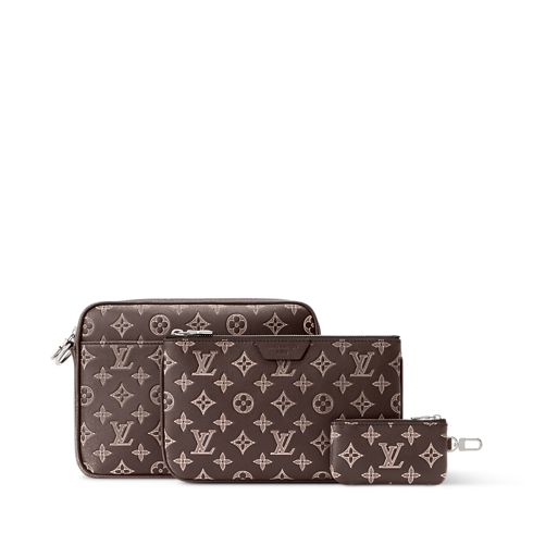 Borsa messenger Trio Monogram Shadow Uomo Borse da Uomo Tutte le borse | LOUIS VUITTON (Zoom prodotto)