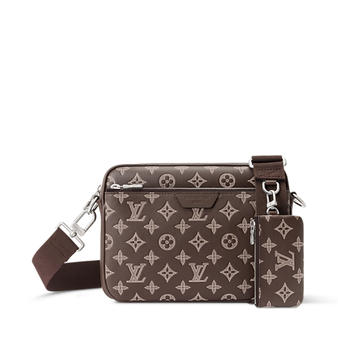Borsa messenger Trio Monogram Shadow Uomo Borse da Uomo Tutte le borse | LOUIS VUITTON (Zoom prodotto)