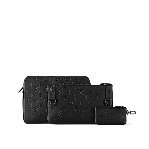 Borsa messenger Trio Pelletteria Monogram Shadow Uomo Borse da Uomo Tutte le collezioni | LOUIS VUITTON (Zoom prodotto)