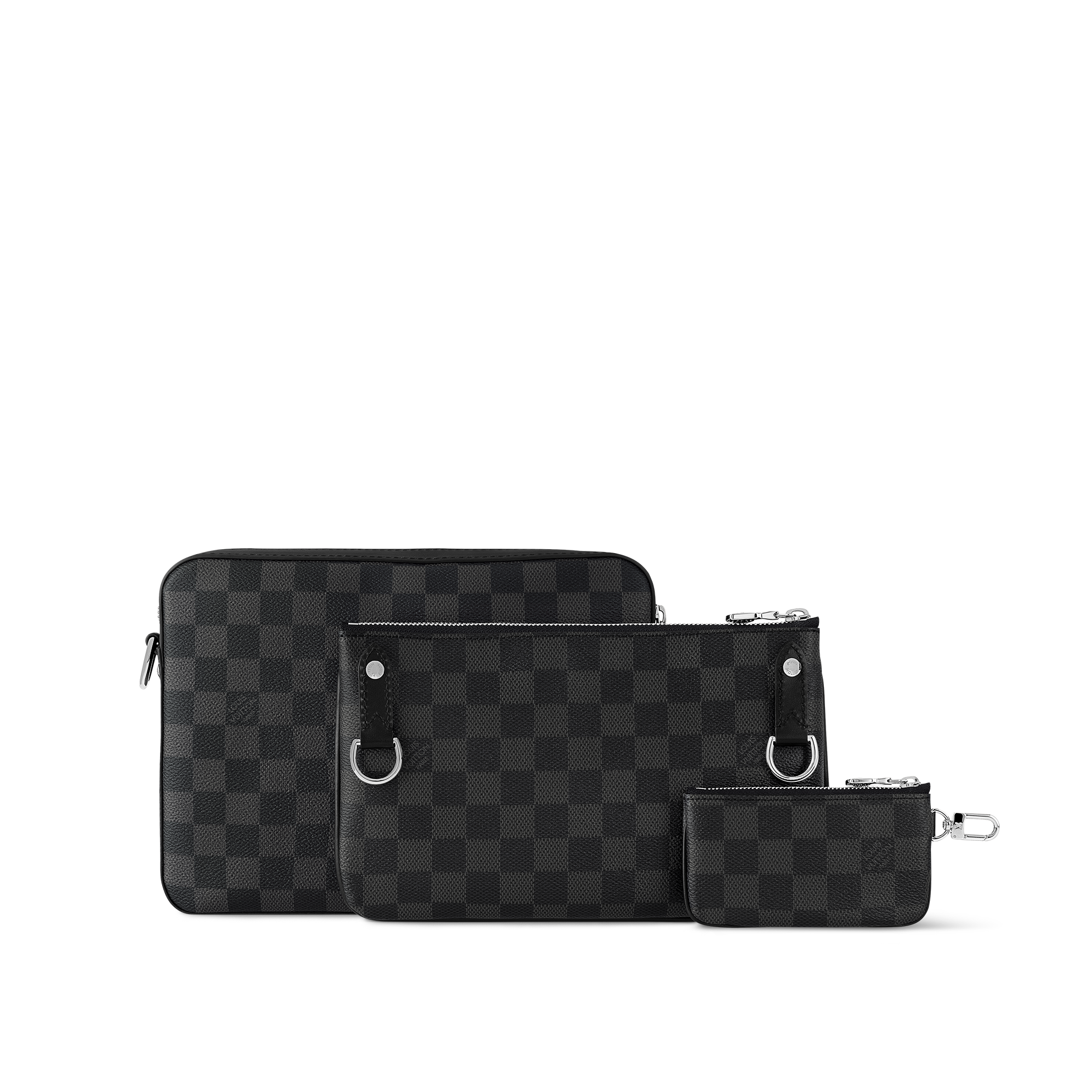 Borsa messenger Trio Tela Damier Graphite Uomo Borse da Uomo All Collections | LOUIS VUITTON (Zoom prodotto)