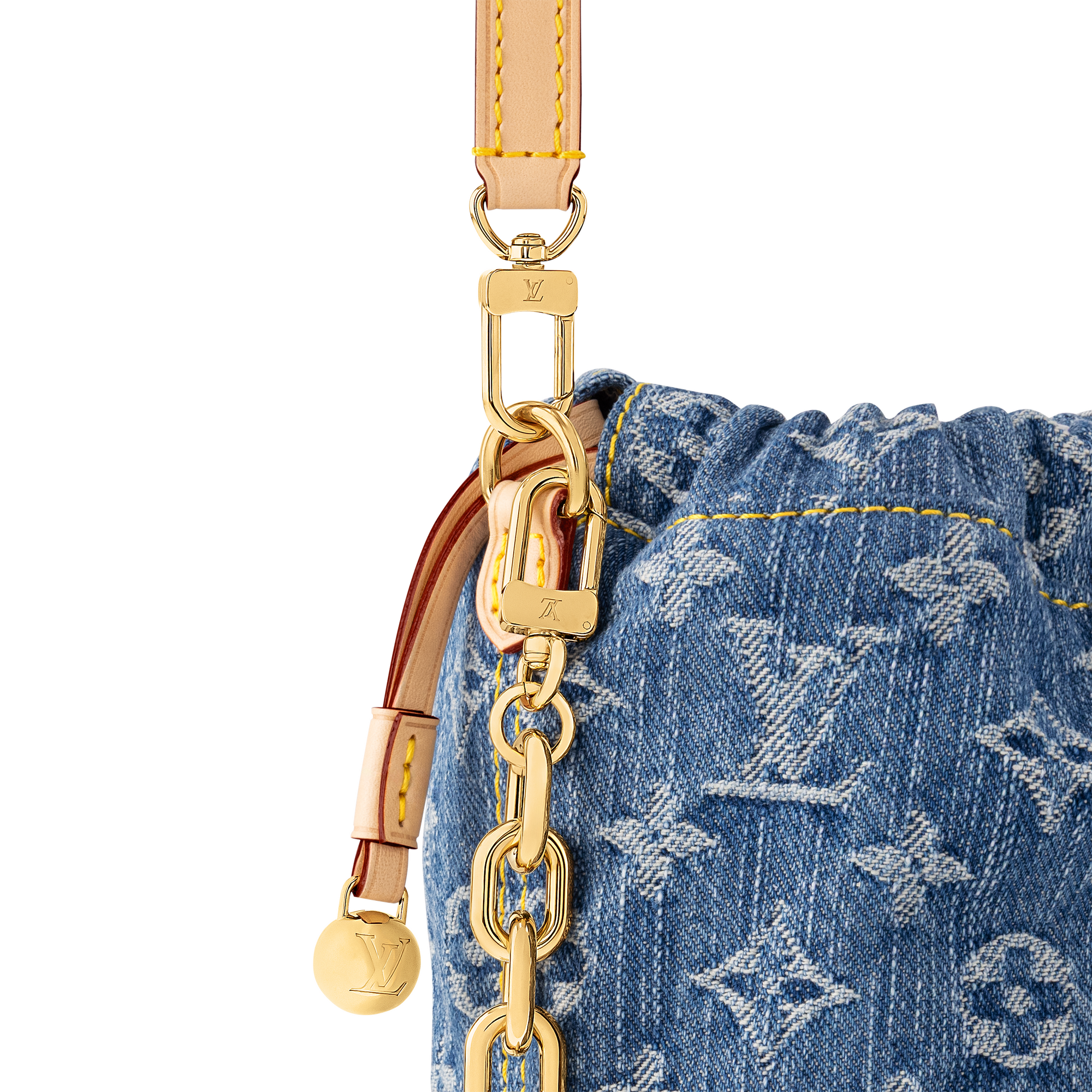 Borsa Nano Noé Monogram Denim Donna Portafogli e Piccola Pelletteria Mini Borse | LOUIS VUITTON (Zoom prodotto)