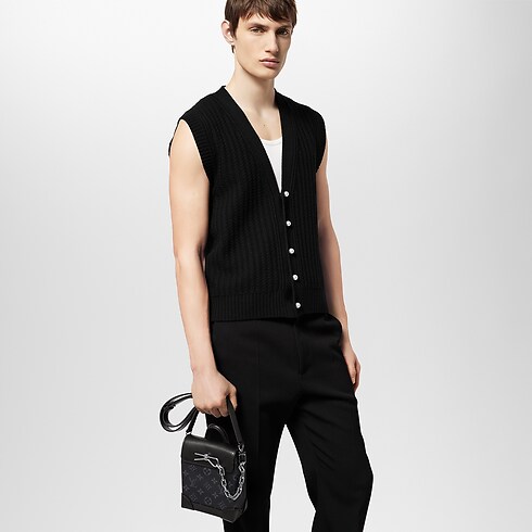 Borsa Nano Steamer Monogram Eclipse Uomo Borse da Uomo Tutte le collezioni | LOUIS VUITTON (Zoom prodotto)