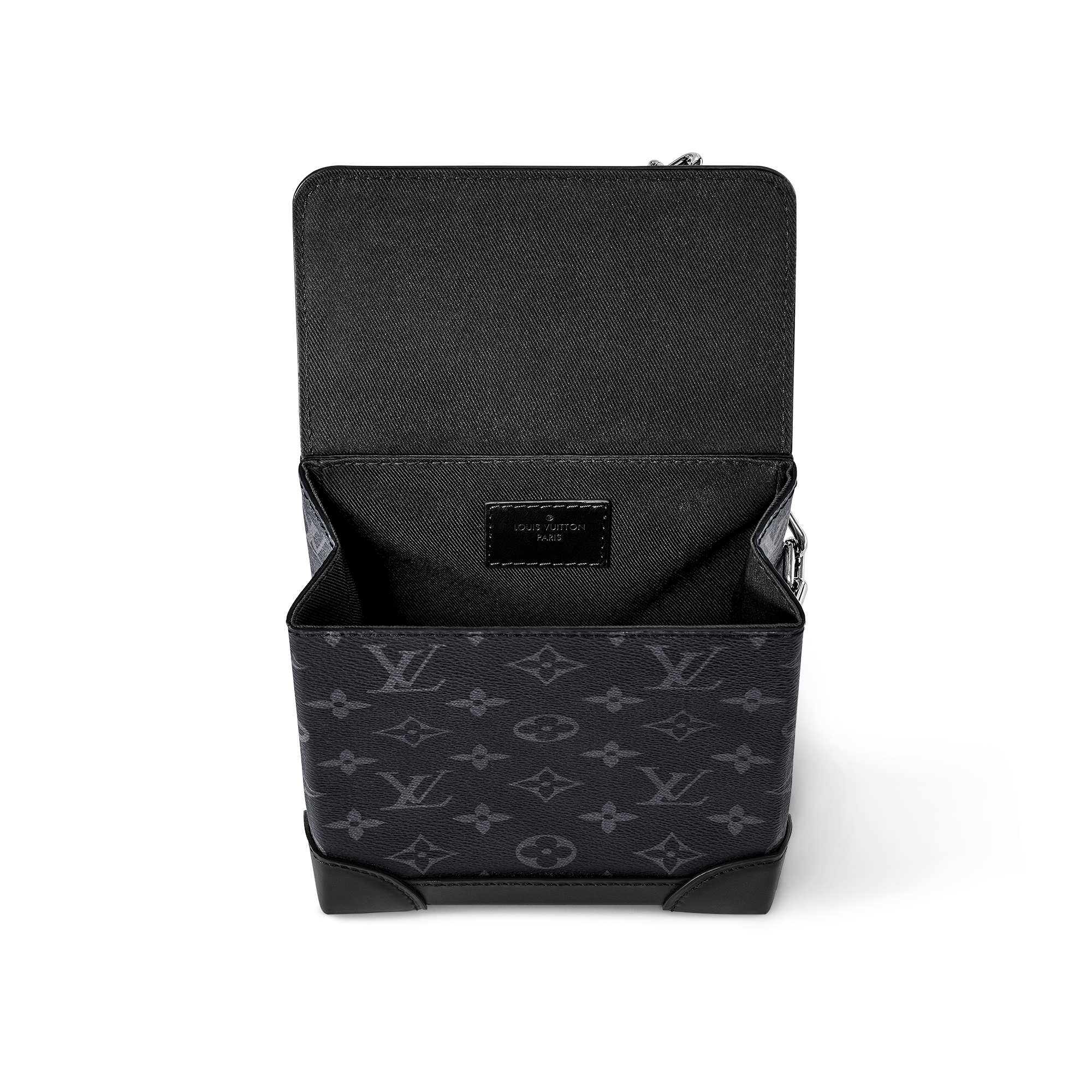 Borsa Nano Steamer Monogram Eclipse Uomo Borse da Uomo Tutte le collezioni | LOUIS VUITTON (Zoom prodotto)