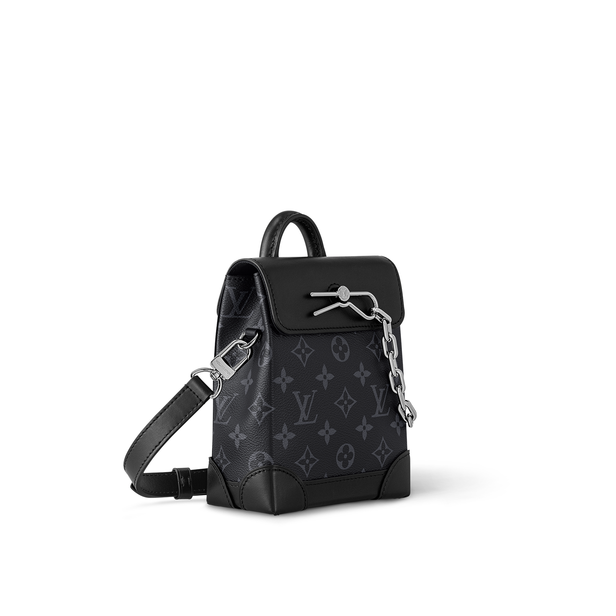 Borsa Nano Steamer Monogram Eclipse Uomo Borse da Uomo Tutte le collezioni | LOUIS VUITTON (Zoom prodotto)