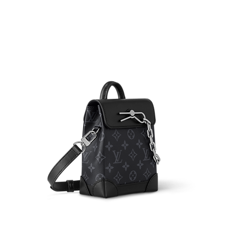 Borsa Nano Steamer Monogram Eclipse Uomo Borse da Uomo Tutte le collezioni | LOUIS VUITTON (Zoom prodotto)