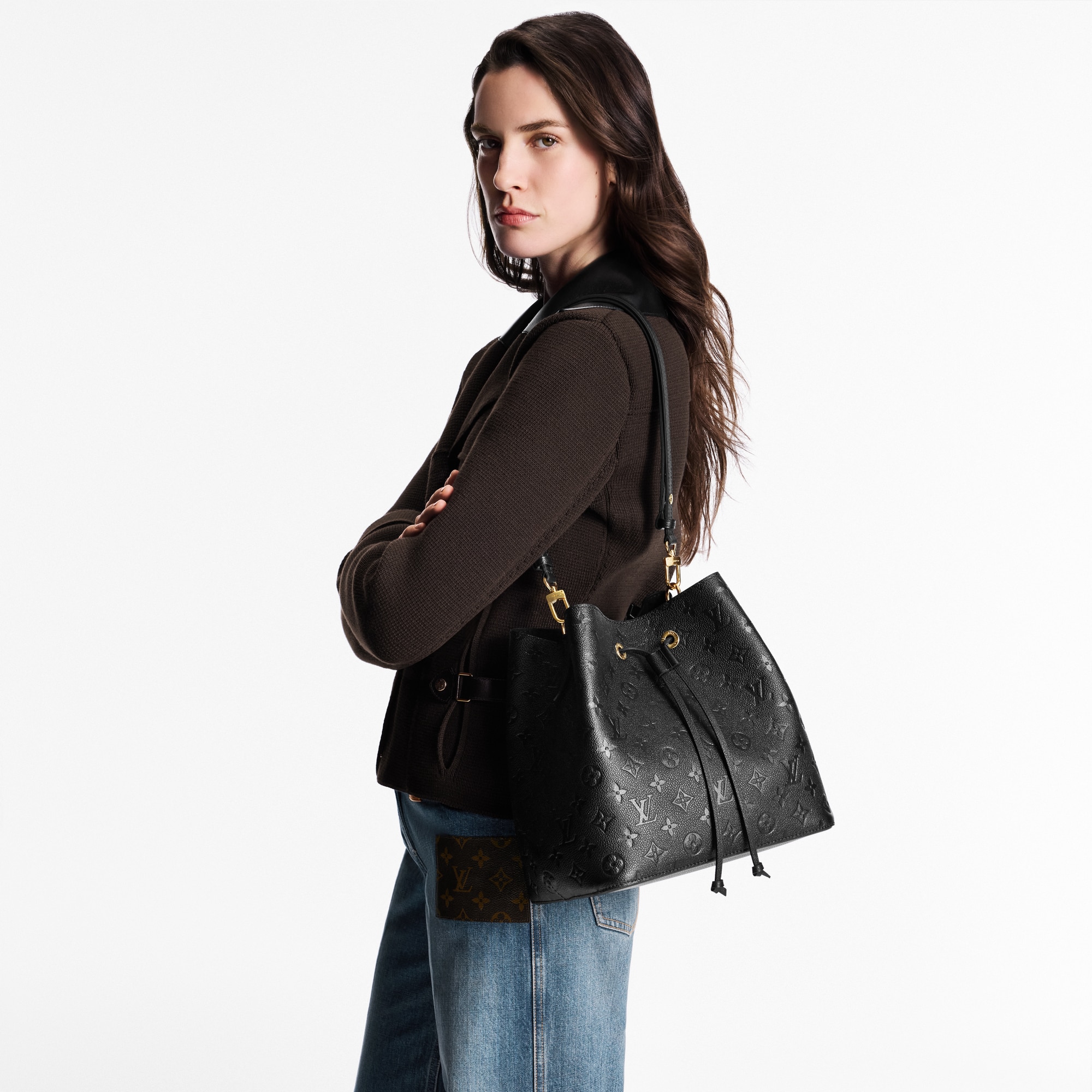 Borsa NéoNoé MM Pelle Monogram Empreinte Donna Borse da Donna Borse da donna | LOUIS VUITTON (Zoom prodotto)