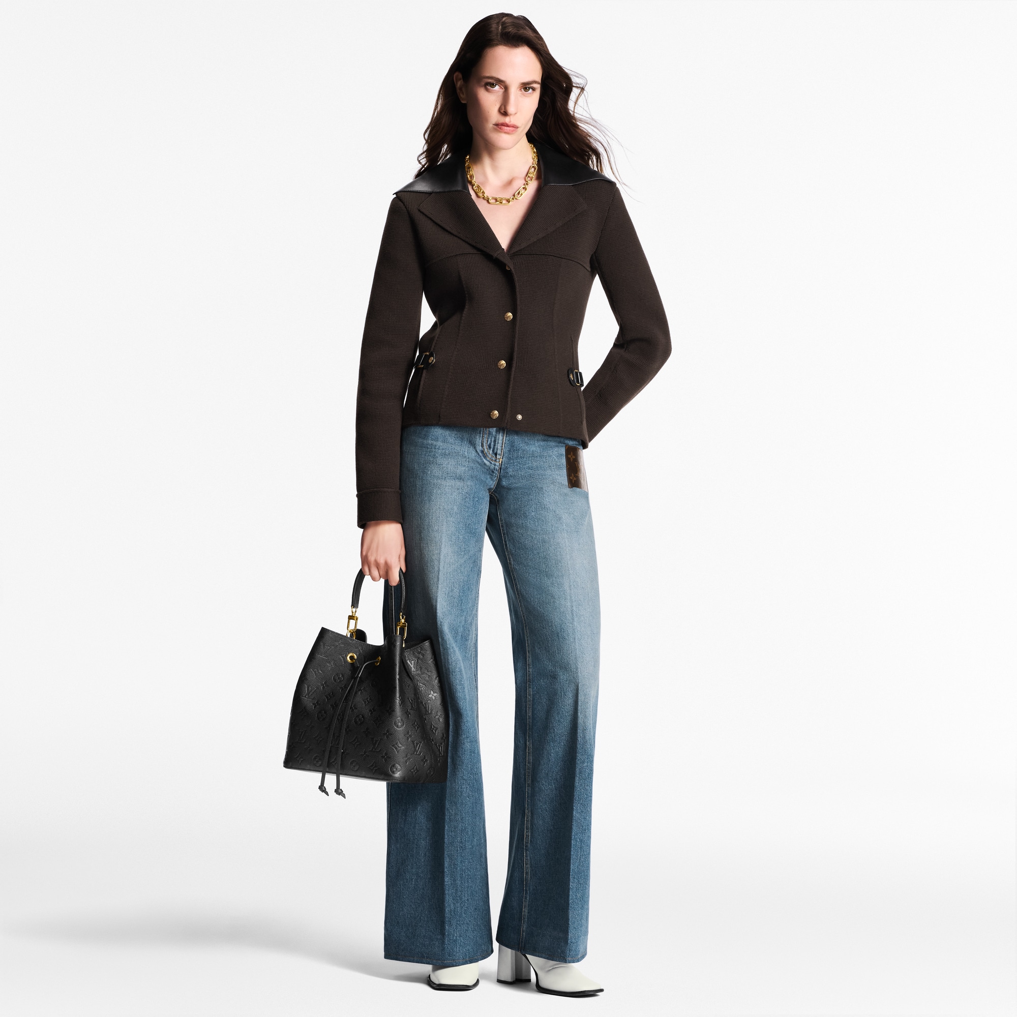 Borsa NéoNoé MM Pelle Monogram Empreinte Donna Borse da Donna Borse da donna | LOUIS VUITTON (Zoom prodotto)