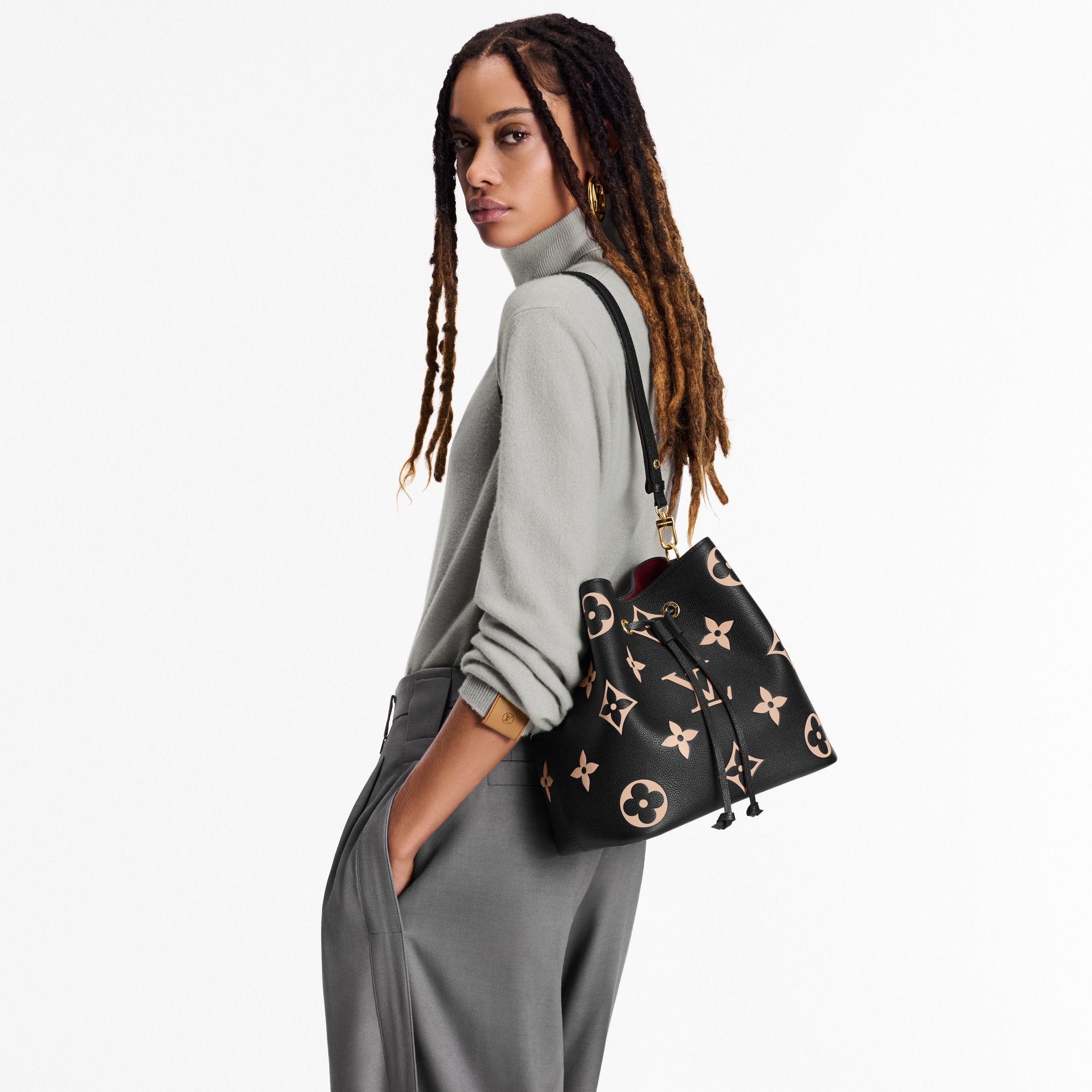 Borsa NéoNoé MM Pelle Empreinte Monogram Bicolor Donna Borse da Donna Borse da donna | LOUIS VUITTON (Zoom prodotto)