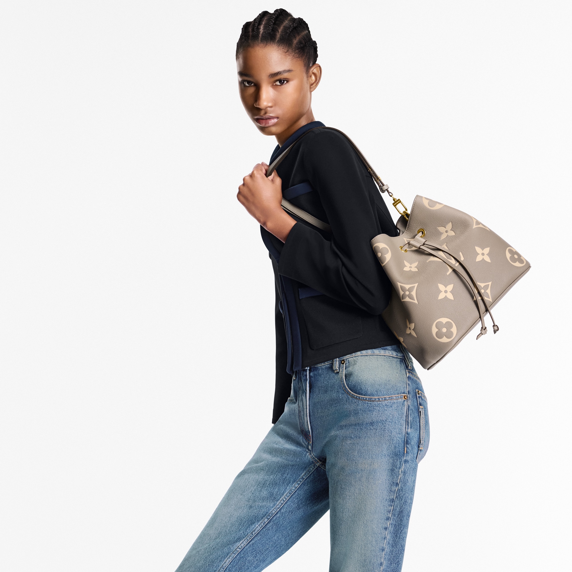 Borsa NéoNoé MM Pelle Empreinte Monogram Bicolor Donna Borse da Donna Borse da donna | LOUIS VUITTON (Zoom prodotto)