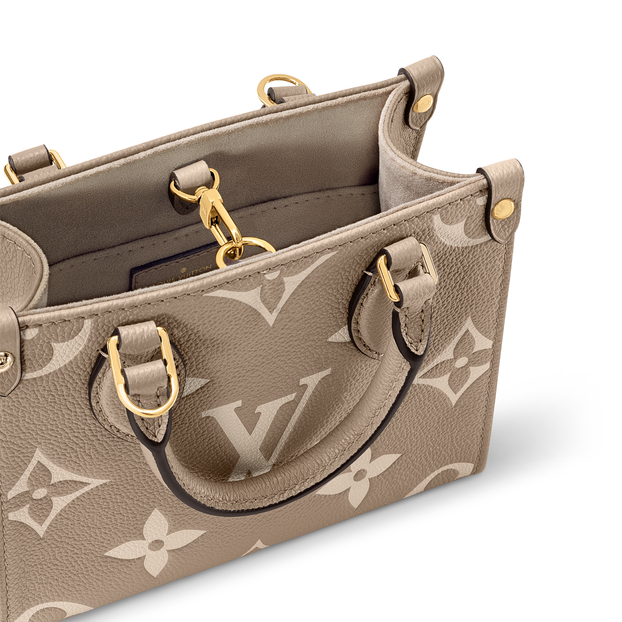 Borsa OnTheGo BB Pelle Empreinte Monogram Bicolor Donna Borse da Donna All Collections | LOUIS VUITTON (Zoom prodotto)