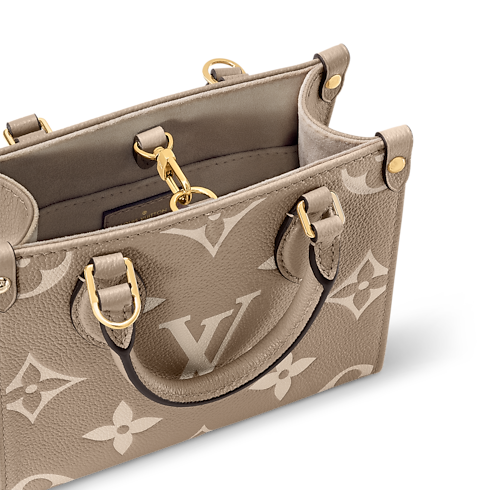 Borsa OnTheGo BB Pelle Empreinte Monogram Bicolor Donna Borse da Donna Tutte le collezioni | LOUIS VUITTON (Zoom prodotto)