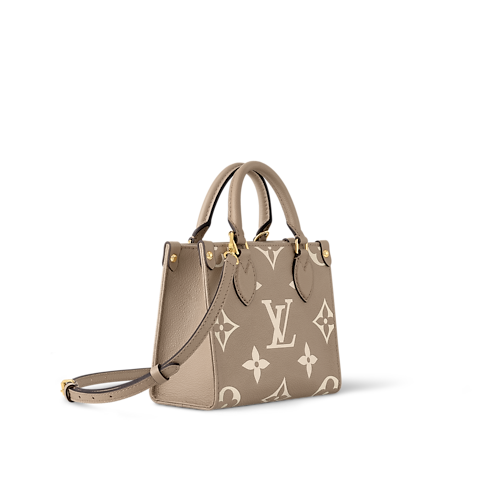 Borsa OnTheGo BB Pelle Empreinte Monogram Bicolor Donna Borse da Donna Tutte le collezioni | LOUIS VUITTON (Zoom prodotto)