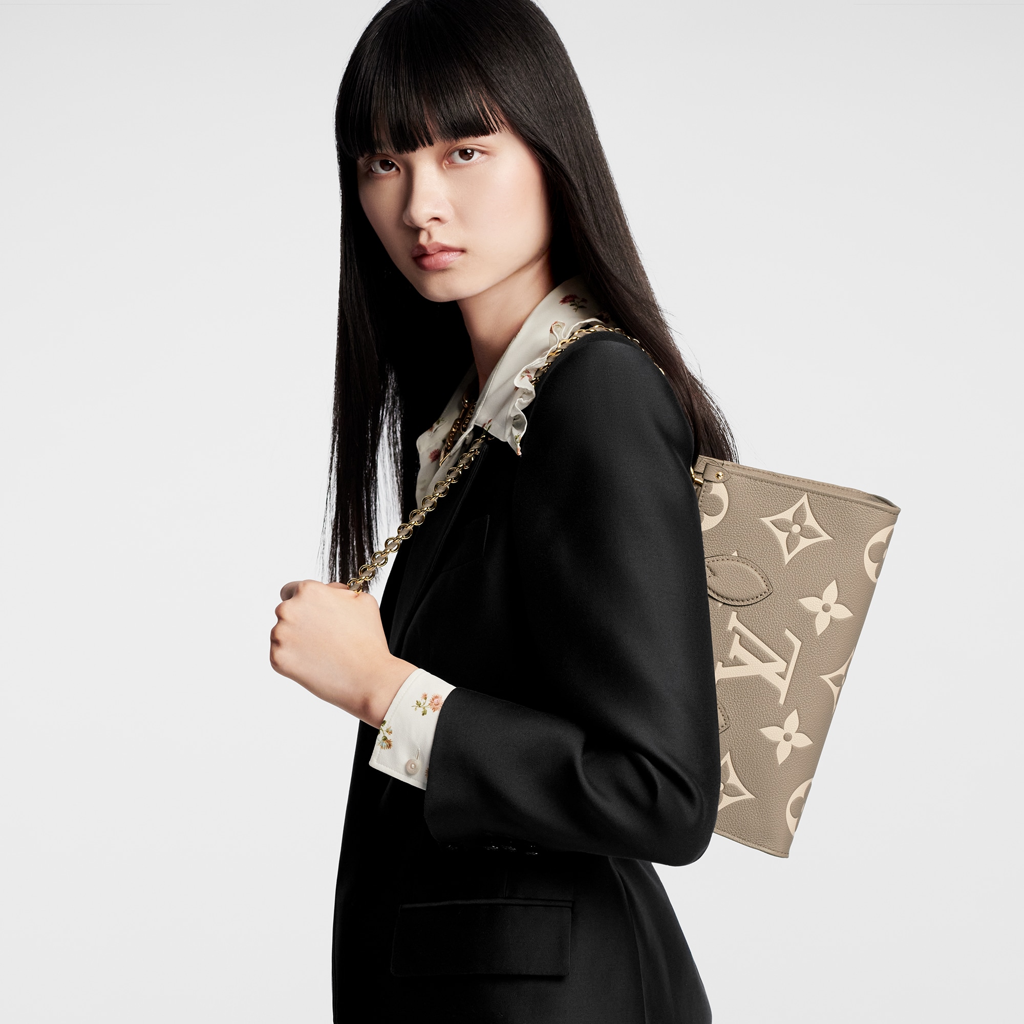 Borsa OnTheGo East West Pelle Empreinte Monogram Bicolor Donna Borse da Donna Tutte le collezioni | LOUIS VUITTON (Zoom prodotto)